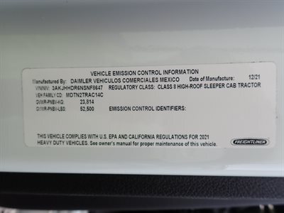 2022 Freightliner Cascadia 126