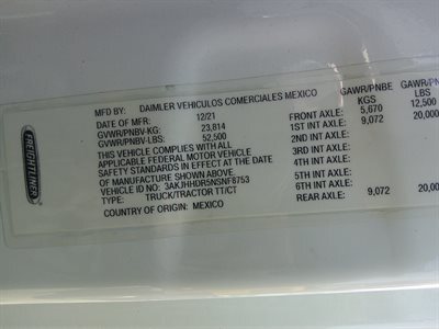 2022 Freightliner Cascadia 126