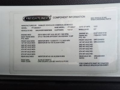 2022 Freightliner Cascadia 126