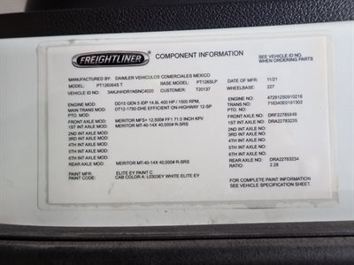 2022 Freightliner Cascadia 126