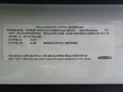 2022 Freightliner Cascadia