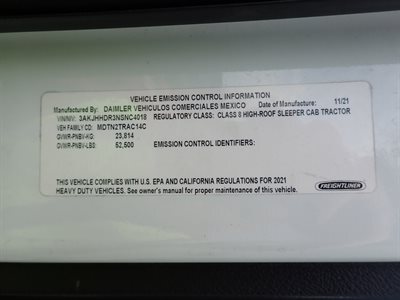 2022 Freightliner Cascadia 126