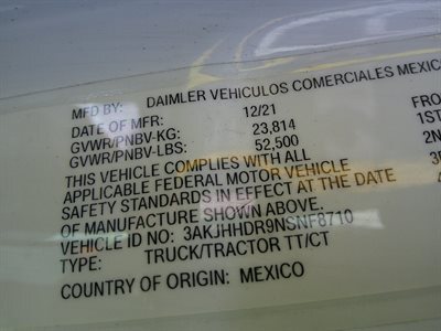 2022 Freightliner Cascadia