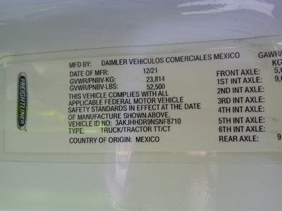 2022 Freightliner Cascadia