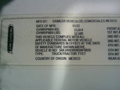 2022 Freightliner Cascadia