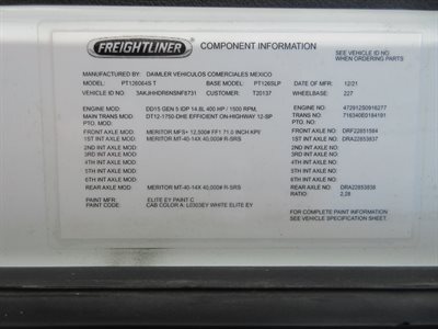 2022 Freightliner CASCADIA 126