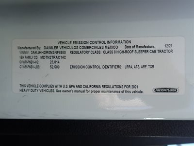 2022 Freightliner Cascadia