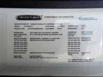 2022 Freightliner Cascadia 126