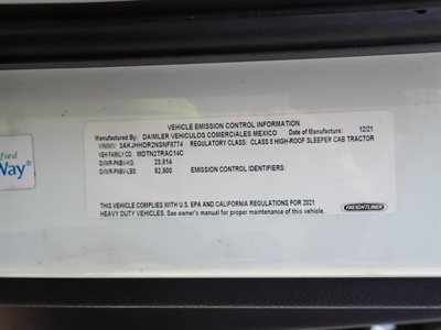 2022 Freightliner Cascadia 126