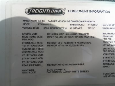 2022 Freightliner Cascadia 126