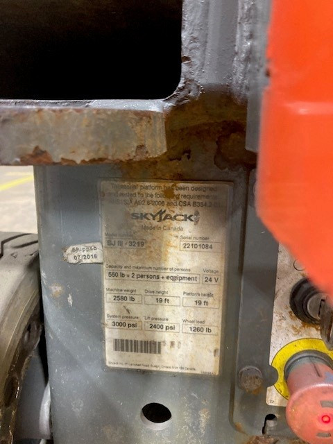2020 Skyjack SJIII3219