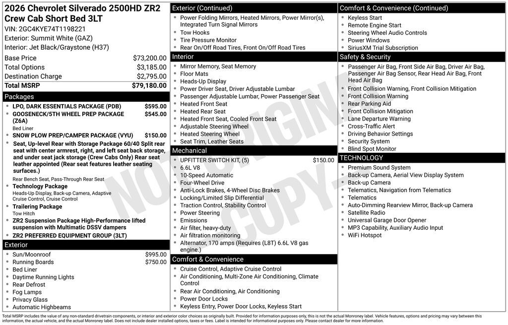 2026 Chevrolet SILVERADO 2500