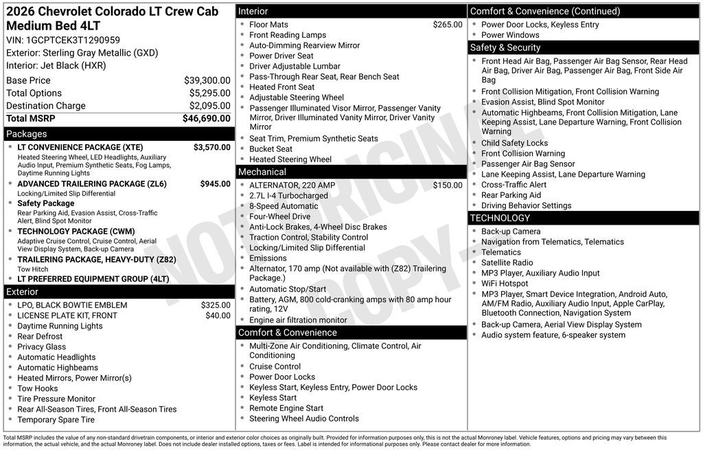 2026 Chevrolet COLORADO