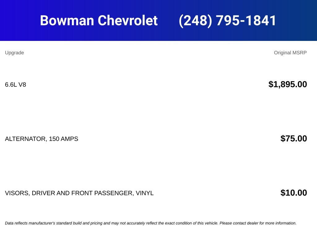 2026 Chevrolet EXPRESS 2500