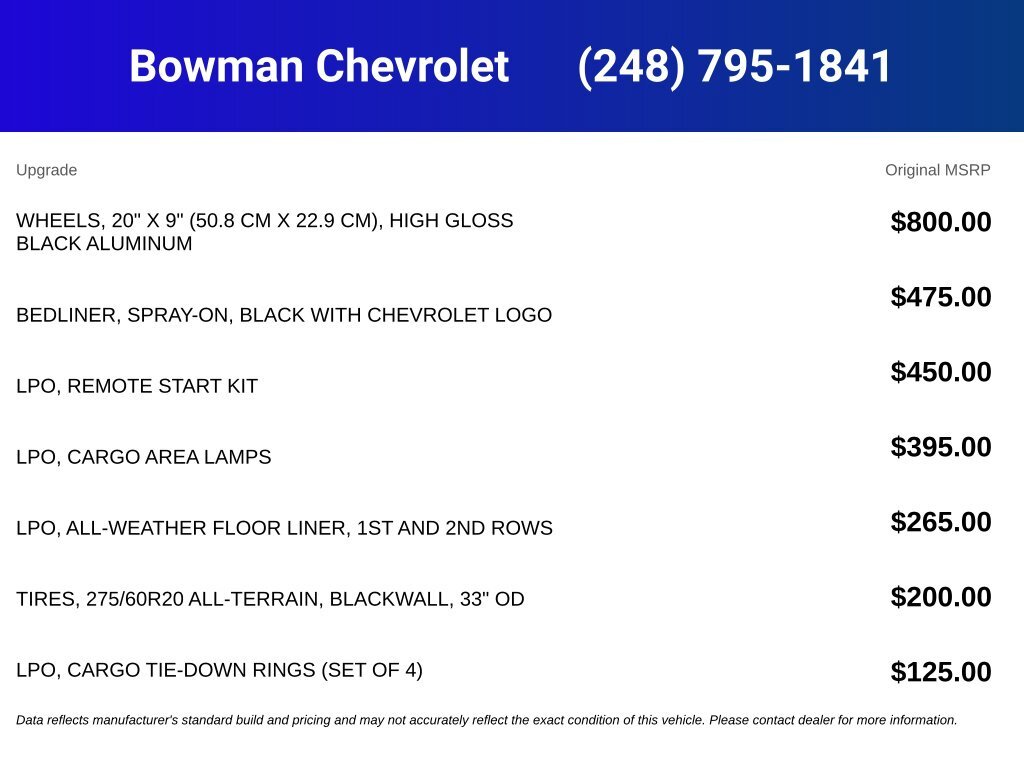 2026 Chevrolet Colorado