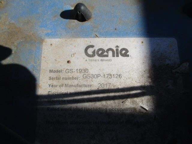 2017 Genie GS-1930