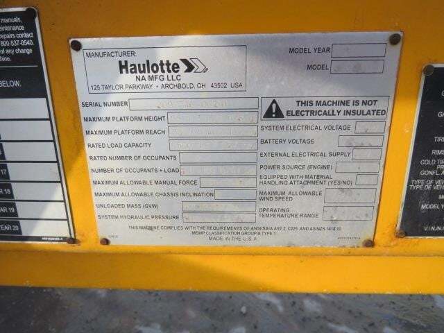 2021 Haulotte 5533A