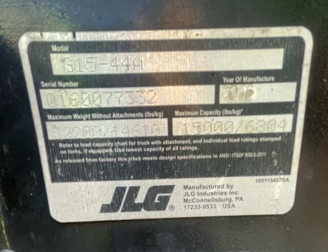 2016 JLG G15-44A