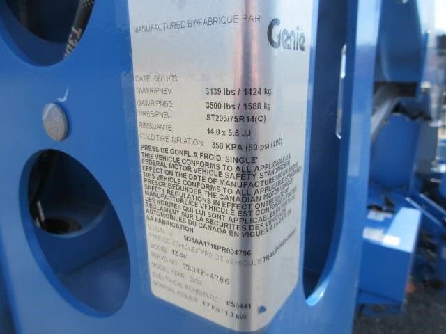 2023 Genie TZ-34/20