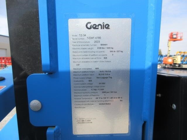 2023 Genie TZ-34/20