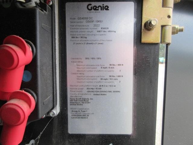 2022 Genie GS-4069 DC