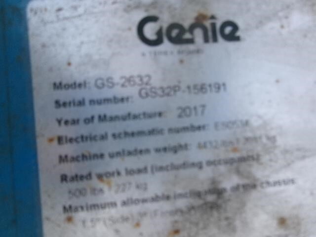 2017 Genie GS-2632