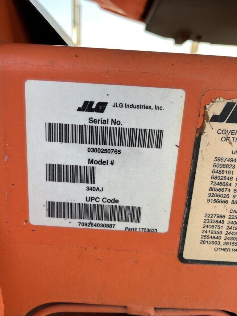 2018 JLG 340AJ