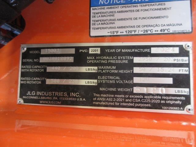 2024 JLG T500J