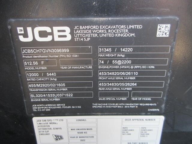 2022 JCB 512-56