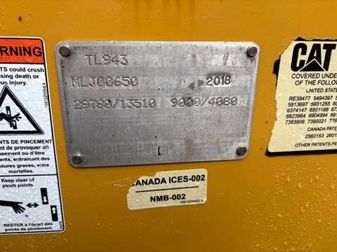 2018 CAT TL943D Picture 14 2018 CAT TL943D-14