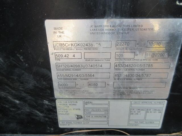 2016 JCB 509-42-23