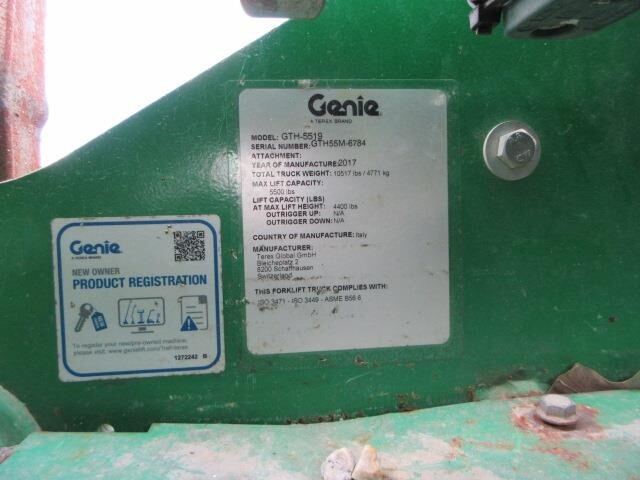 2017 Genie GTH-5519 Picture 23 2017 Genie GTH-5519-23