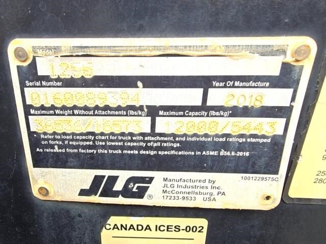 2018 JLG 1255-27