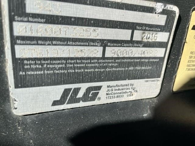 2016 JLG 943-10