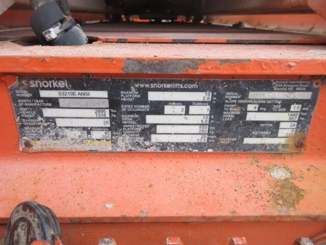 2017 Snorkel S3219E Picture 16 2017 Snorkel S3219E-16