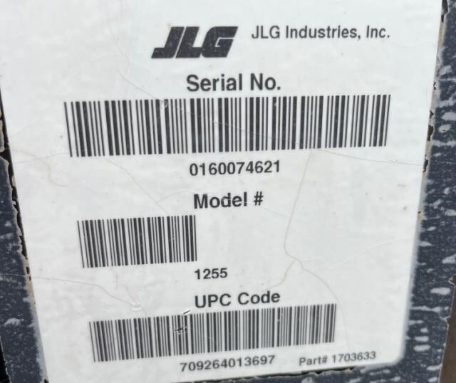 2016 JLG 1255-17