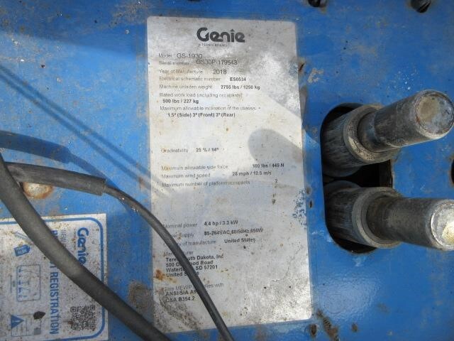 2018 Genie GS-1930-17