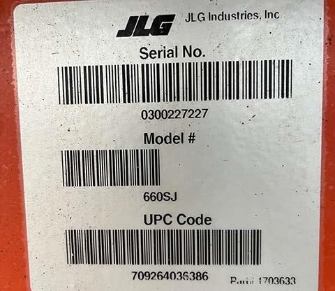 2017 JLG 660SJ Picture 18 2017 JLG 660SJ-18