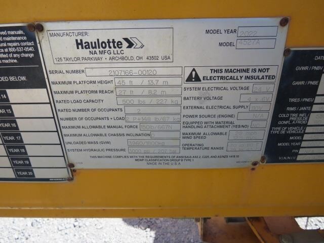 2022 Haulotte 4527A Picture 18 2022 Haulotte 4527A-18