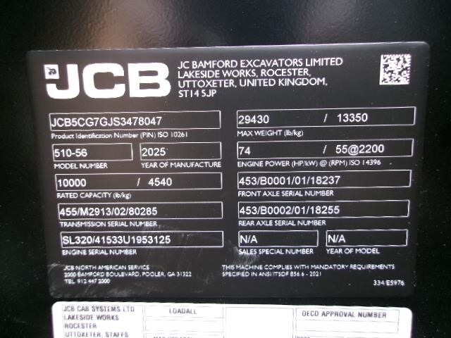 2025 JCB 510-56-42