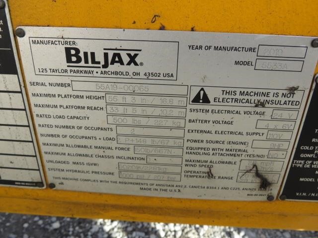 2019 Haulotte 5533A Picture 20 2019 Haulotte 5533A-20