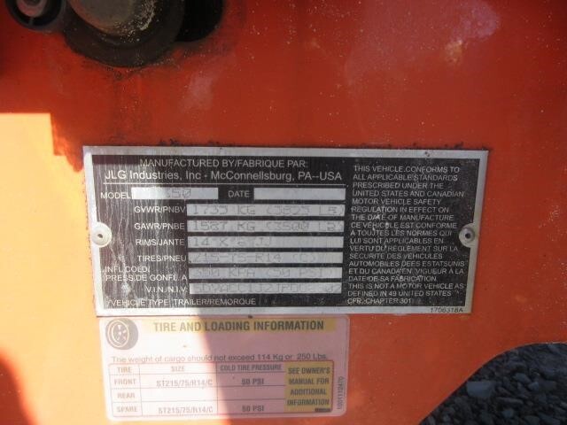 2018 JLG T350 Picture 22 2018 JLG T350-22