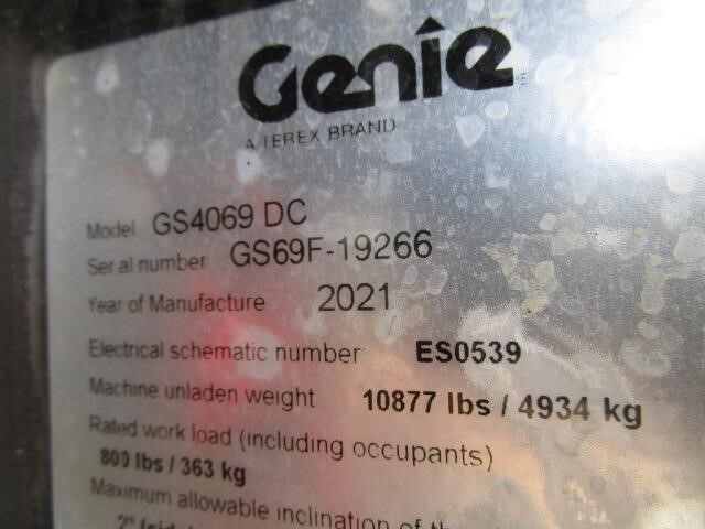2021 Genie GS-4069 DC Picture 16 2021 Genie GS-4069 DC-16