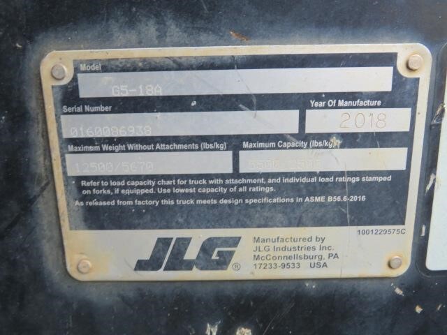 2018 JLG G5-18A Picture 25 2018 JLG G5-18A-25