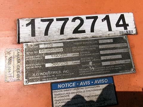 2018 JLG T350 Picture 26 2018 JLG T350-26