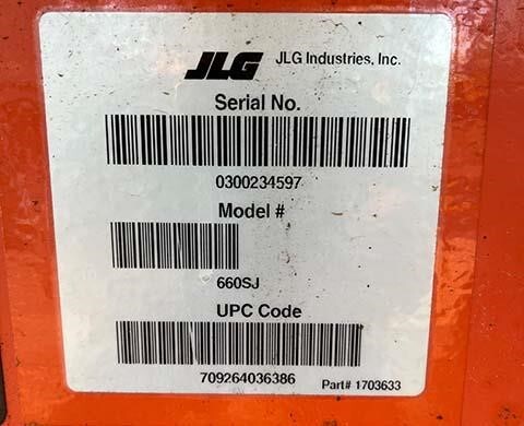 2017 JLG 660SJ Picture 17 2017 JLG 660SJ-17