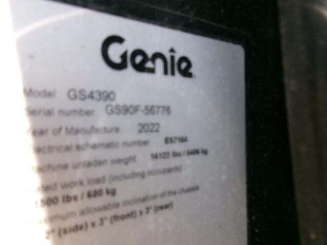2022 Genie GS-4390 RT-21