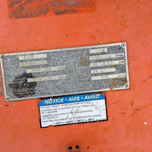 2018 JLG T350 Picture 15 2018 JLG T350-15