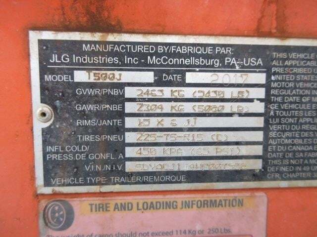 2017 JLG T500J Picture 20 2017 JLG T500J-20