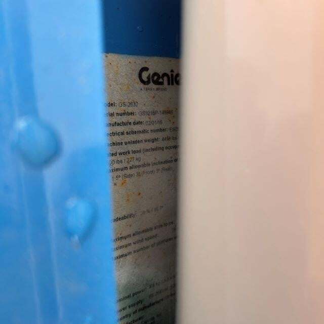 2016 Genie GS-2632-12